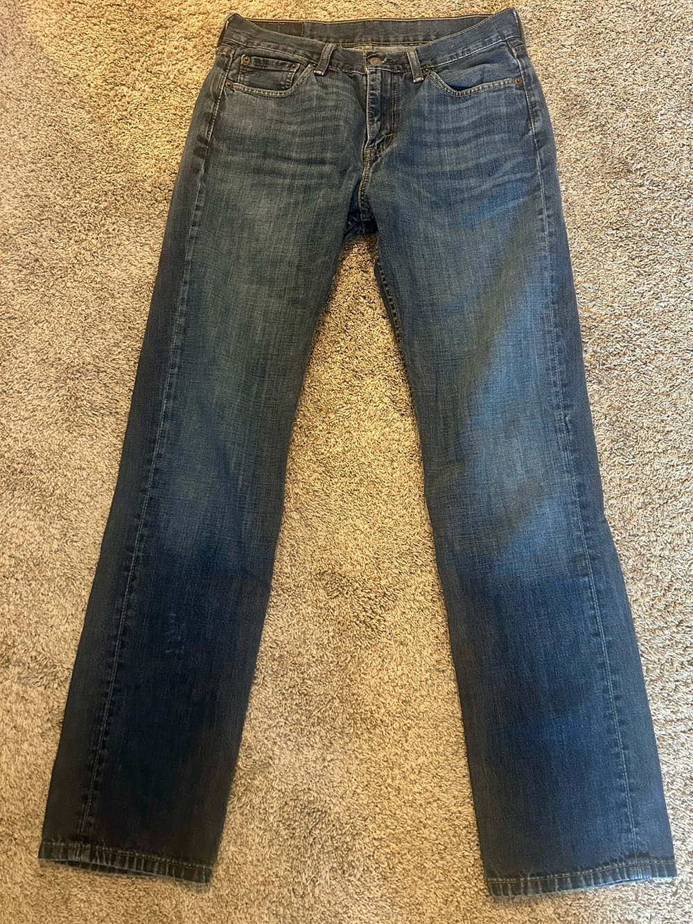 Levi's Men's Blue Straight Jeans